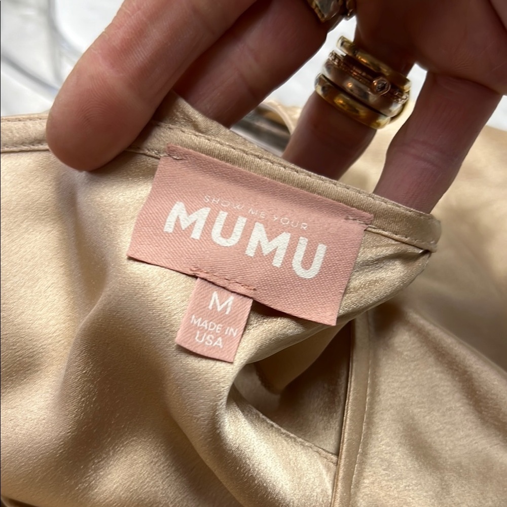 SMYMM | Show Me your MuMu Samantha Ruffle Wrap Dress Size M - Picture 10 of 14